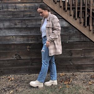 Forever21 plaid shacket